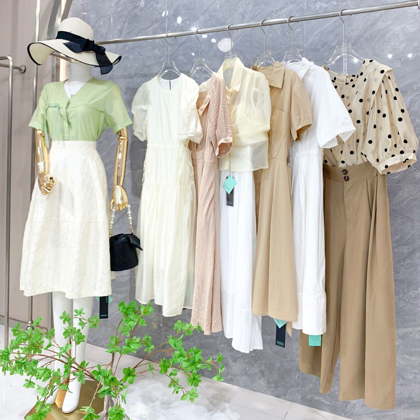 品牌工厂尾单连衣裙夏装清货品牌女装断码尾货批发一手货源村上春