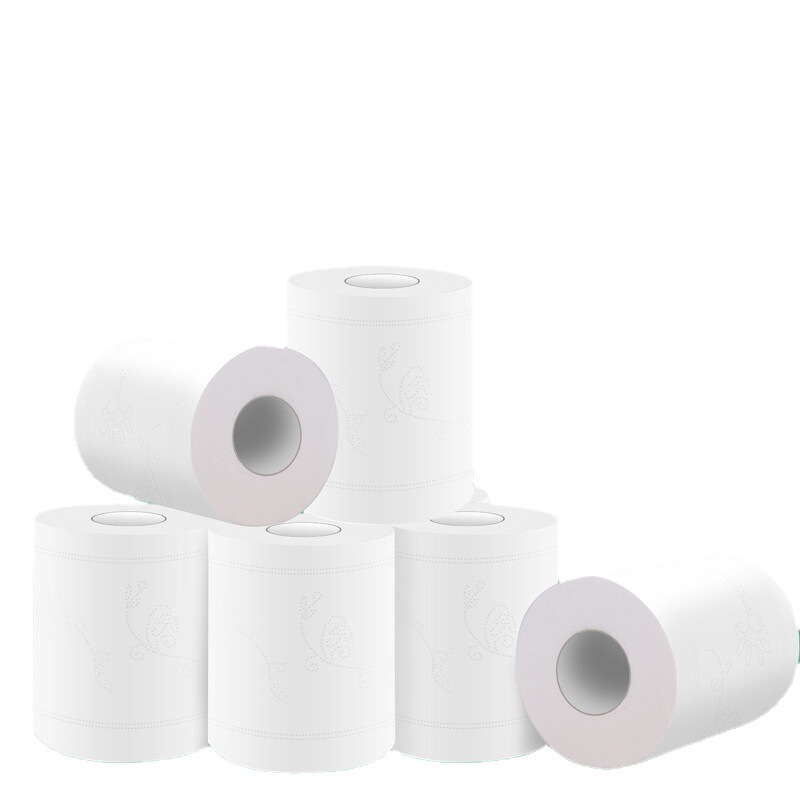 Commercial English Packaging Roll Paper Toilet Paper Exported to Europe, America and Australia Cross-Border E-Commerce Instant Water English Packaging Tissue