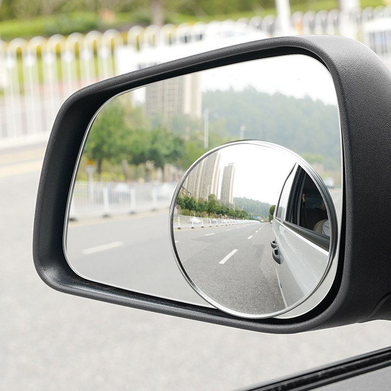 汽车倒车后视镜小圆镜大货车客车盲区凸面广角辅助大号反光镜高清