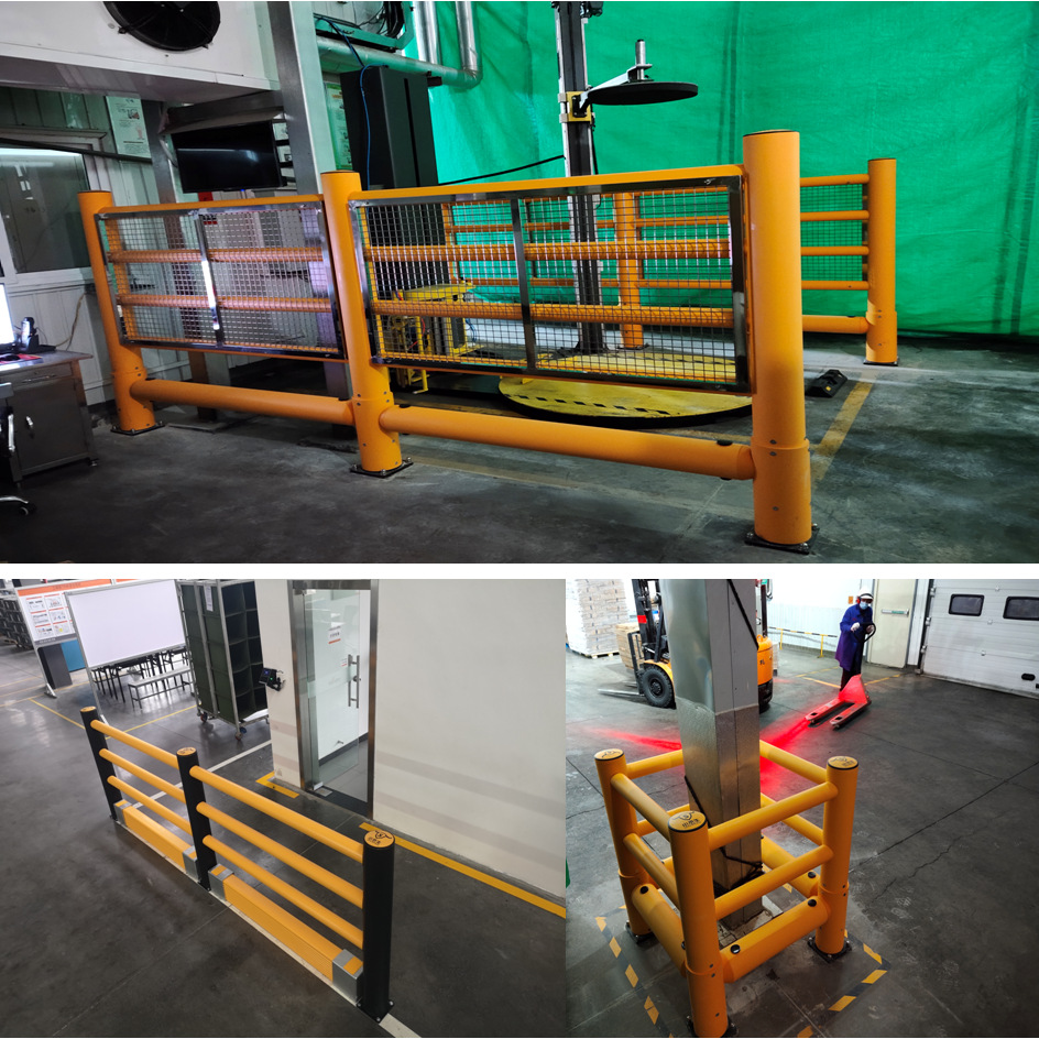 店铺冲量款 小水牛柔性防撞护栏 围栏 柯尼科la三杠道路工业护栏