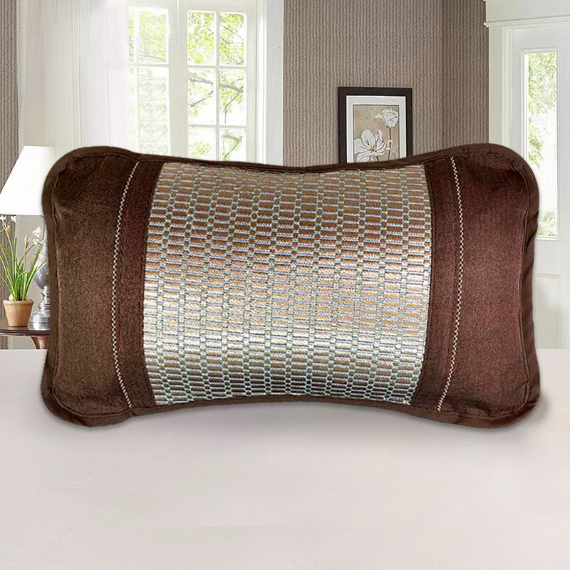 现货批发枕头夏季冰丝艾草凉枕夏天艾草枕芯冰藤竹凉席枕单人护颈