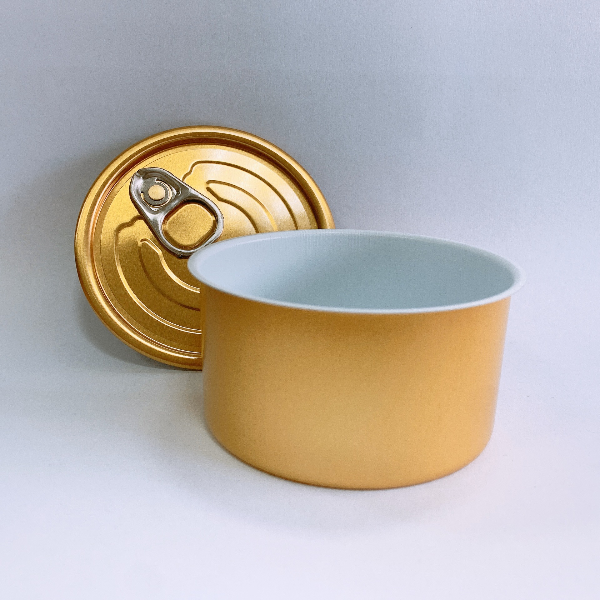 740铝罐 网红蛋糕盒铝盒食品易拉罐两片透明易撕盖铝罐月饼包装