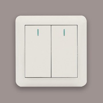 国际电工开关插座雅白简约暗装面板家用86型五孔智能双控墙壁开关