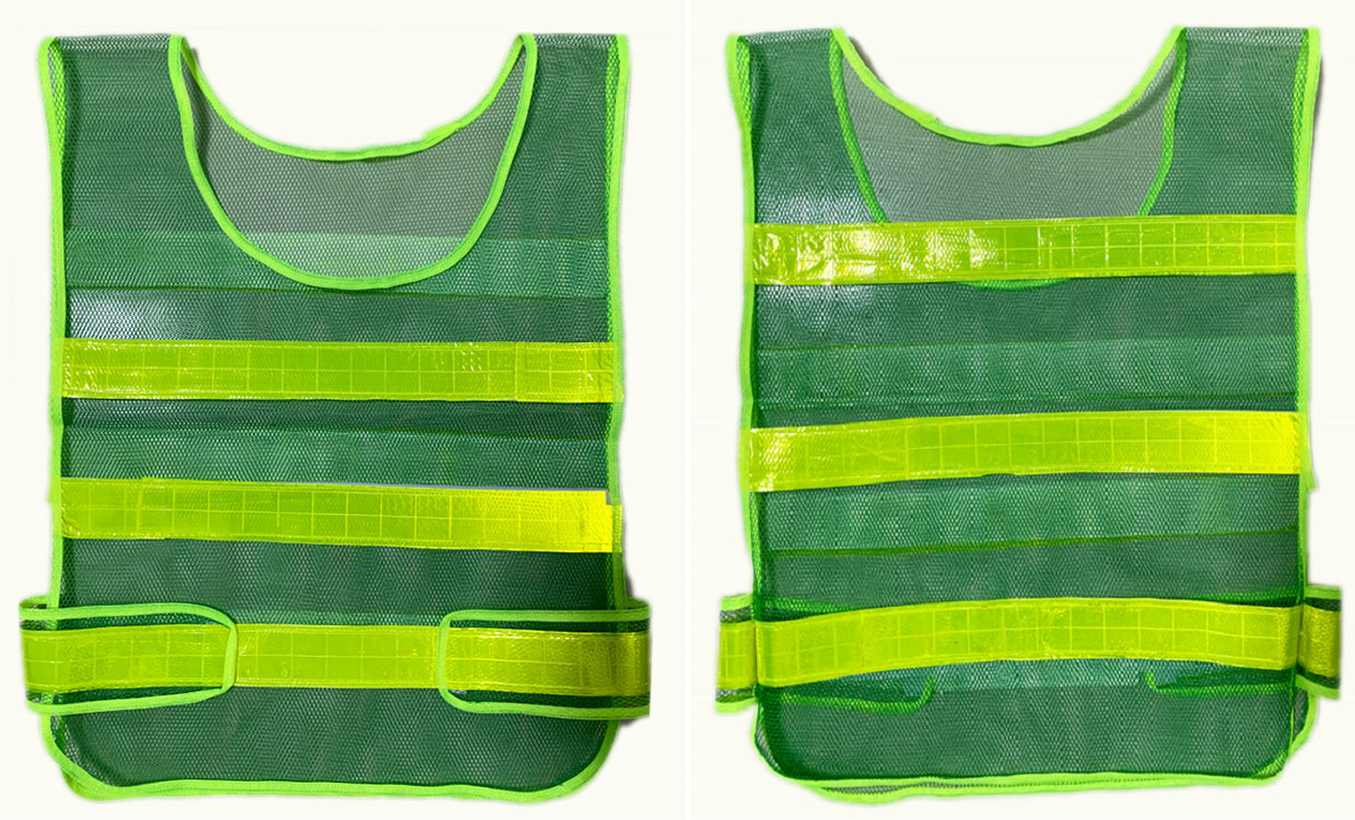 工厂定制物流运输蓝网背心园林反光背心工地施工反光衣logo可印刷