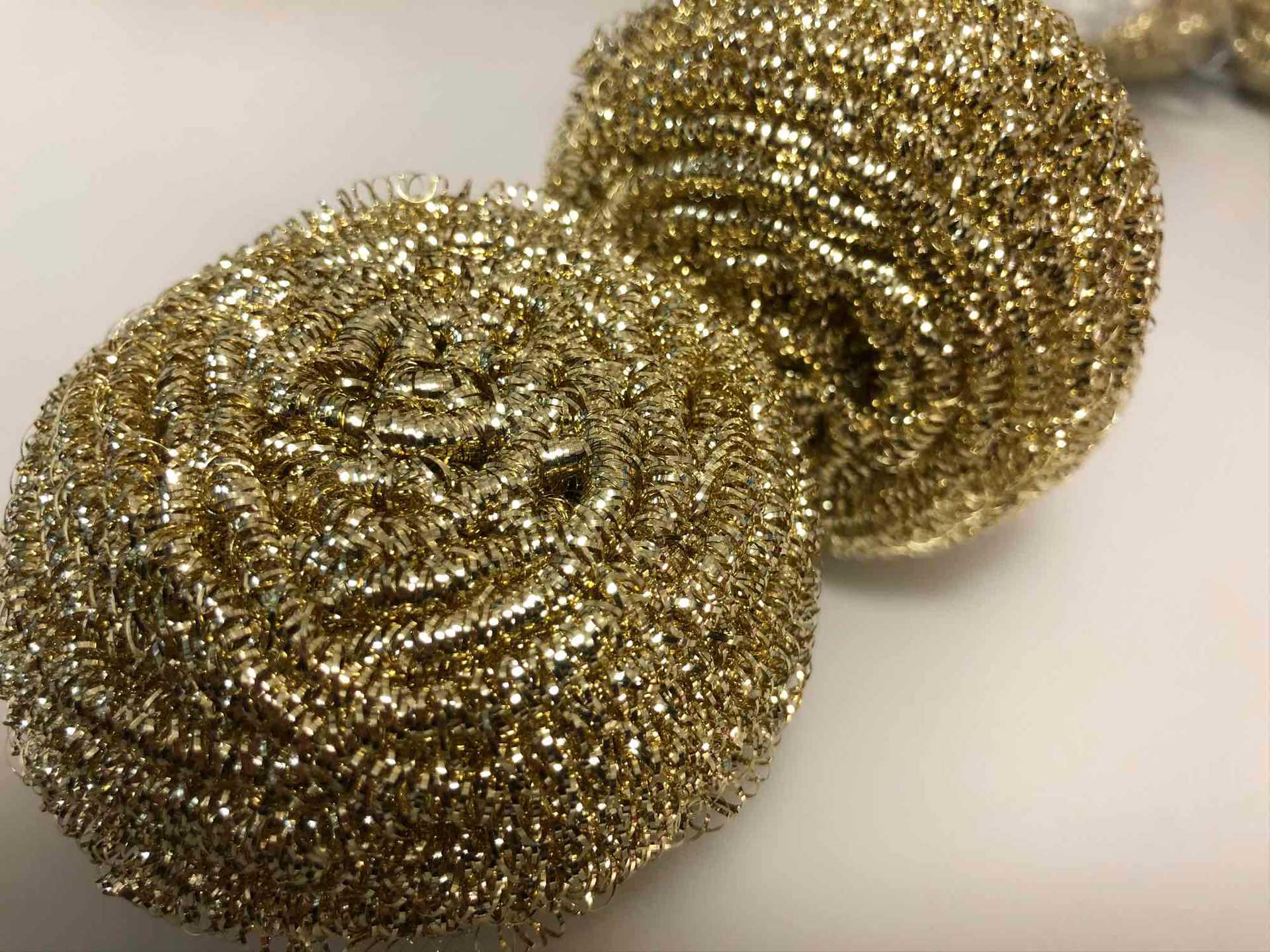 源头厂家供应各种规格纯铜黄铜铜丝清洁球外贸出口铜丝清洁球