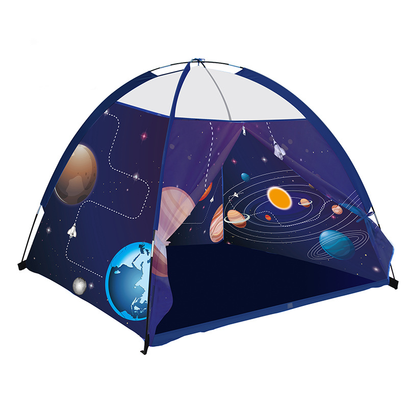 跨境专供太空海洋帐篷户外便携diy卡通组装自装布质帐篷野营帐篷