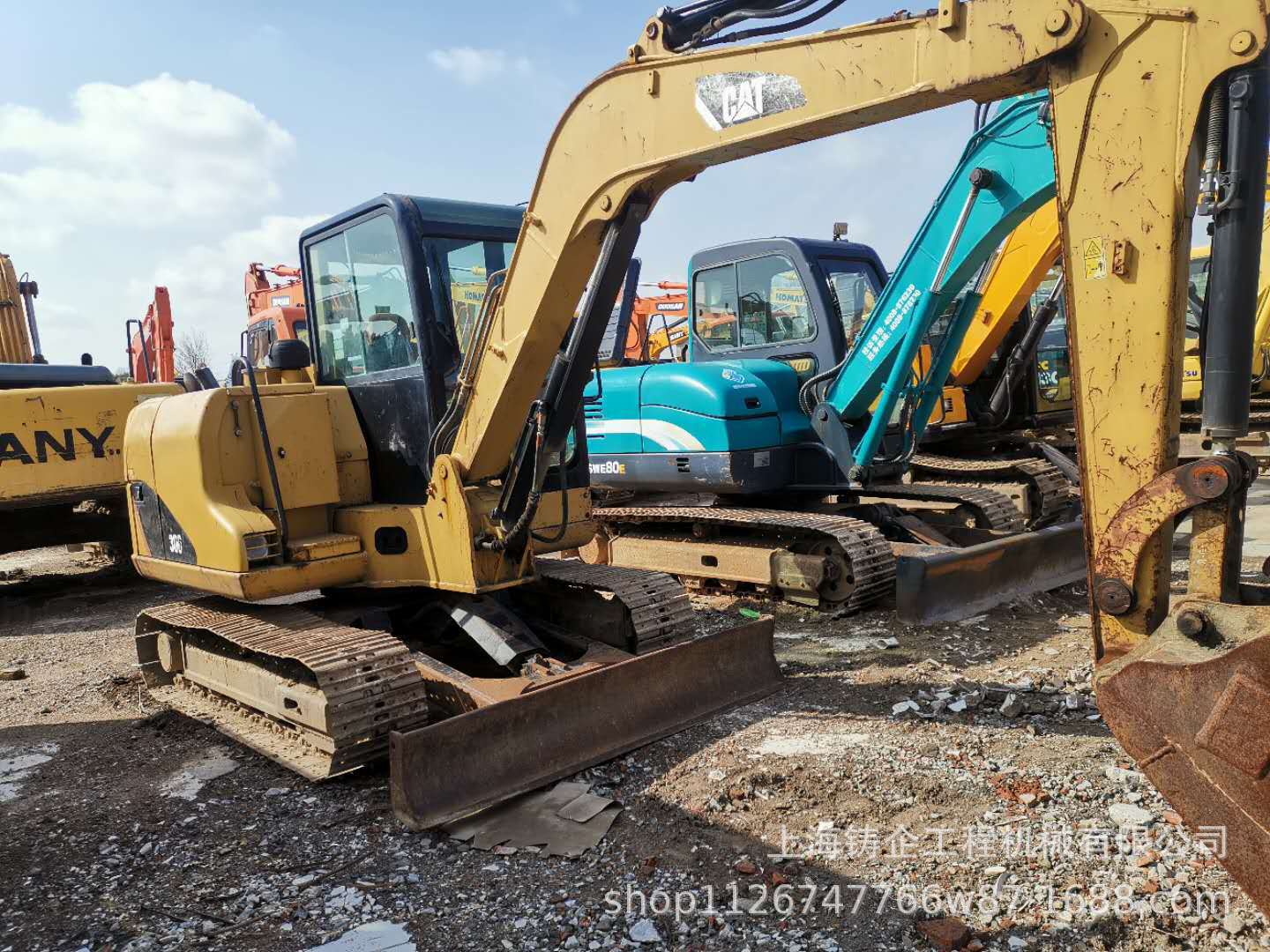 卡特彼勒cat305九成新 挖掘机微小型挖机钩机