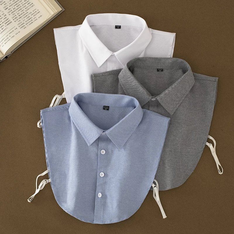 衬衣假领领子男棉正装男衬衣领百搭职业工装税务秋冬春搭配衣领