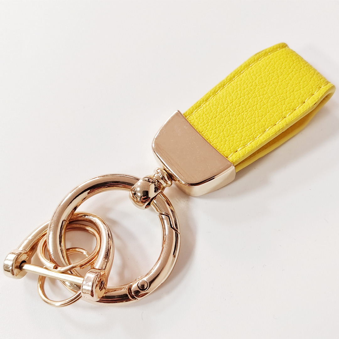 Cross-Border New Arrival Candy Color Key String Beautiful Girl Keychain Small Jewelry Cute Key Ring