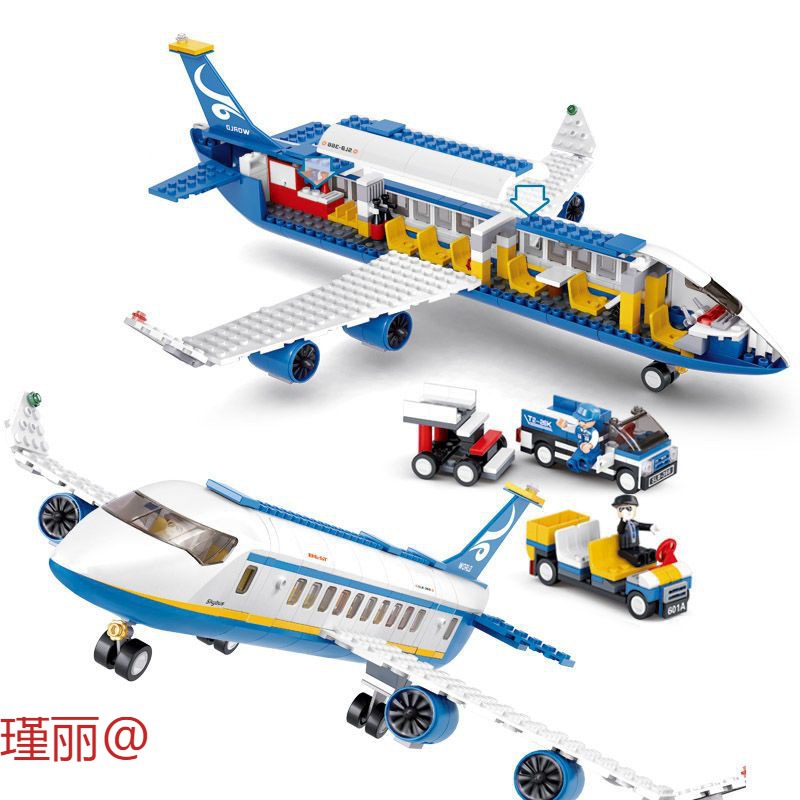 兼容男孩积木玩具拼装大型飞机航空模型拼图6生日8岁代发-阿里巴巴
