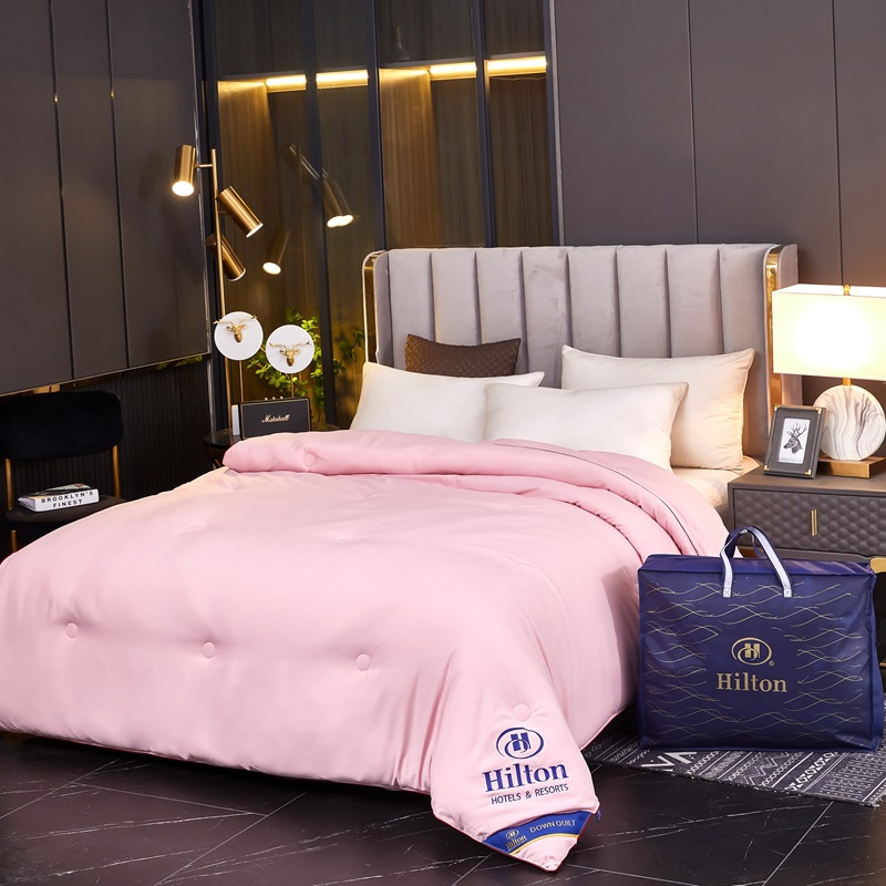 希尔顿蚕丝被桑蚕丝酒店被春秋被棉被保暖冬被芯礼品被子批发团购