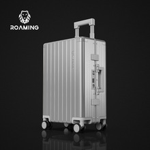 漫游限量版铝镁合金行李箱雕刻拉杆箱子旅行箱登机箱20寸24男女