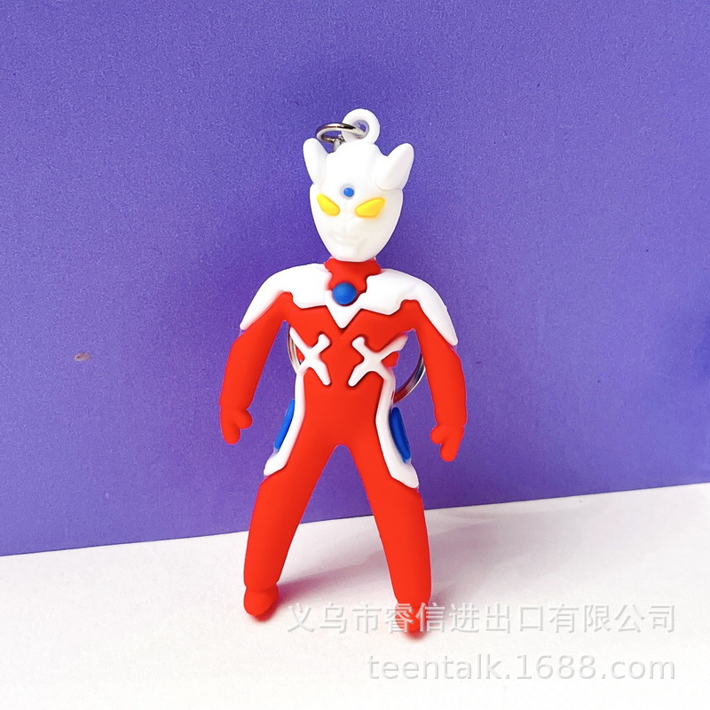 5164# Creative New Ultraman Series Doll Keychain Promotional Activities Small Gifts Students' School Bag Pendant