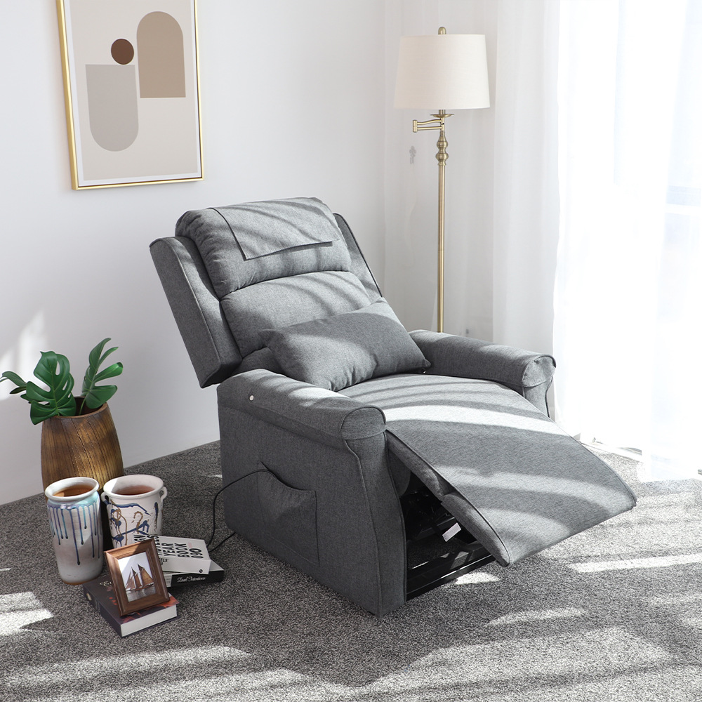 老人助站沙发孕妇躺椅头等太空舱沙发电动多功能布艺可升降椅