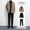 Blazer man Autumn new pattern leisure time suit coat Korean Edition Handsome ruffian suit suit Easy Versatile