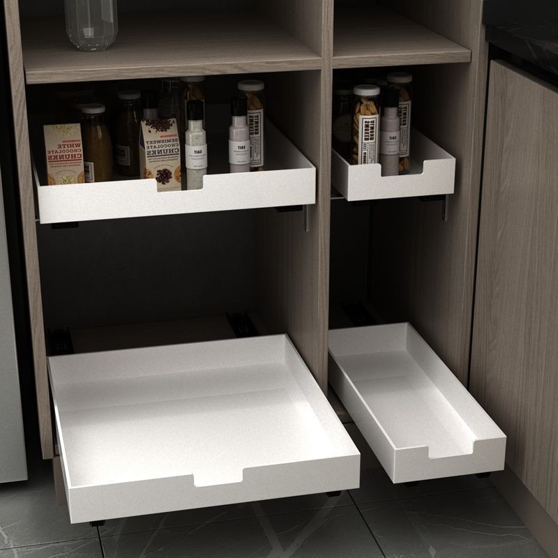 抽屉亚克力厨房拉篮收纳储物柜带轨道抽拉式置物架托盘长方形跨境