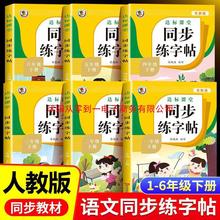 同步练字帖一二三四五六年级下册人教版小学生语文教材同步练习册