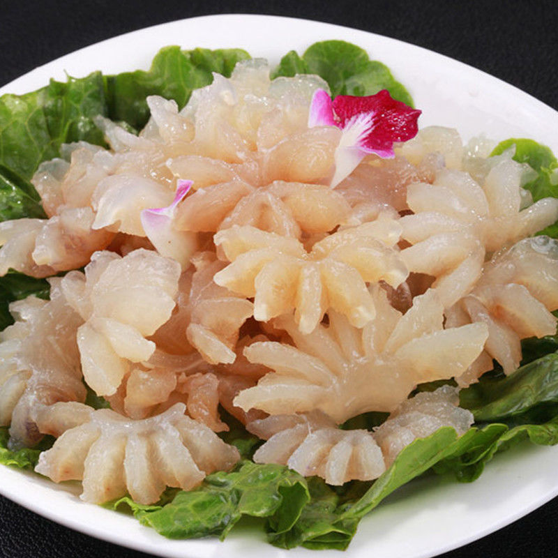 免处理牛鞭花火锅食材新鲜牛宝火锅涮火锅豆捞新鲜牛鞭花中餐酒店