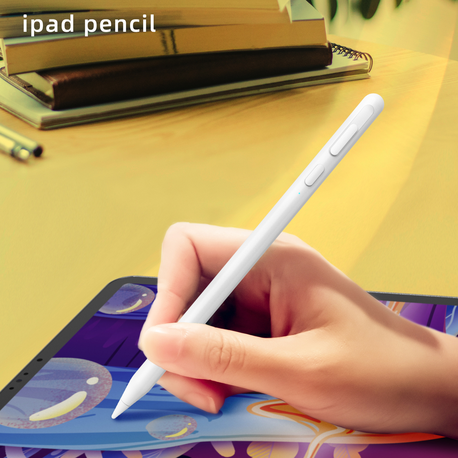 新款触控笔厂家批发磁吸平板手写笔usb充电适用于定制ipad电容笔