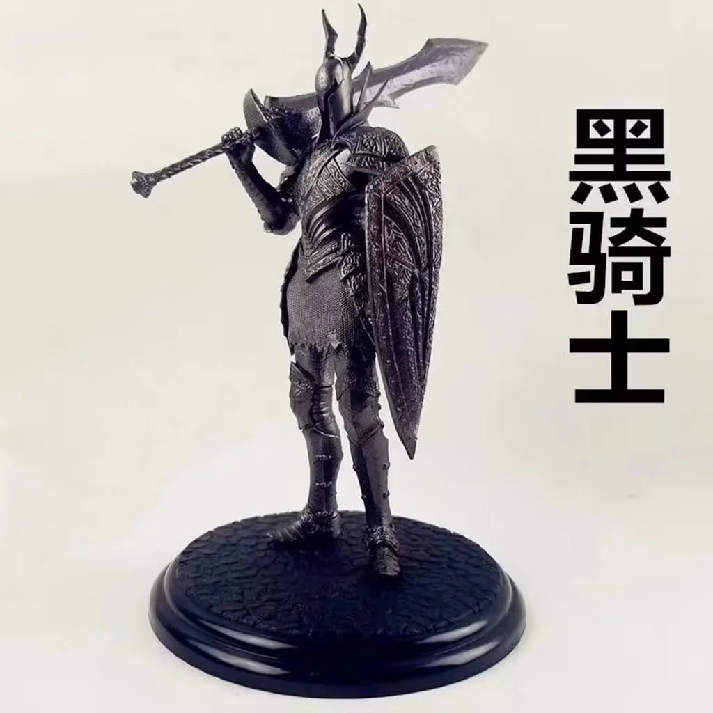 dxf 黑暗之魂 2代 黑骑士 黑薪王 雷多深渊行者 银骑士 盒装手办