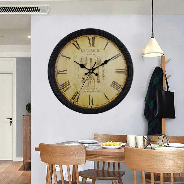 Wall Clock Home Living Room Background Quartz Clock Fashion Clock Silent Bedroom Pocket Watch Decoration Hanging Clock Alarm Clock