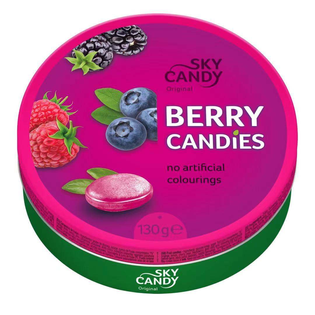 德国三宝 绿嘉云糖姿嘉水果糖 130g 混合/浆果等5个口味可选