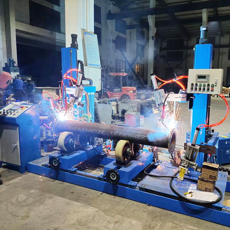 法兰弯头管管对接氩弧环缝自动焊 灭火器瓶口焊接操作机