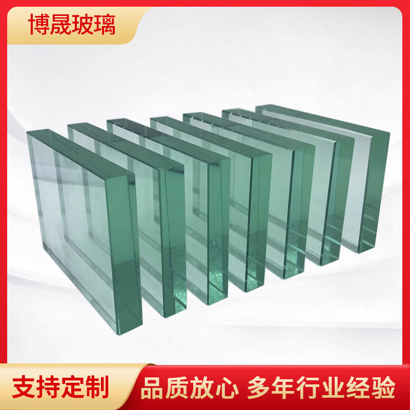 超白钢化显示玻璃挡风艺术简约隔断建筑透明屏风钢化玻璃厂家批发