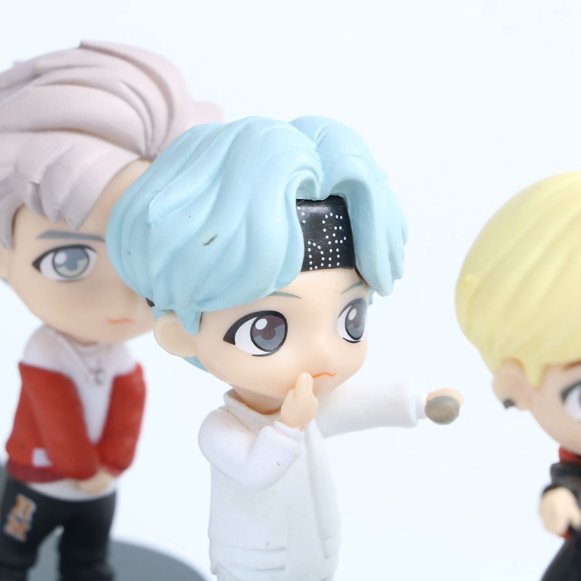 跨境热卖防弹少年团q版偶像明星玩具扭蛋公仔模型蛋糕装饰摆件