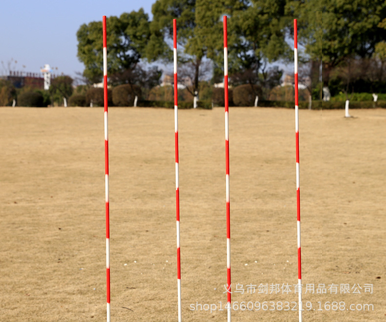 气排球标志杆排球比赛气排球网玻璃钢杆排球标志带排球标志杆1.8m