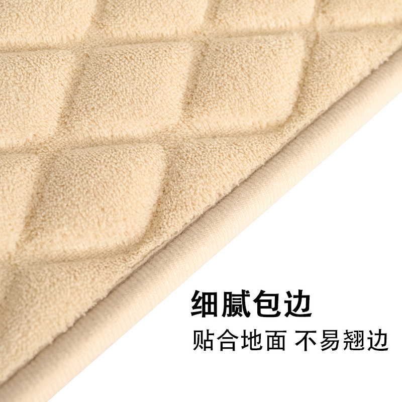 跨境新品记忆海绵进门地垫卫生间门口垫子浴室吸水脚踏垫家用批发