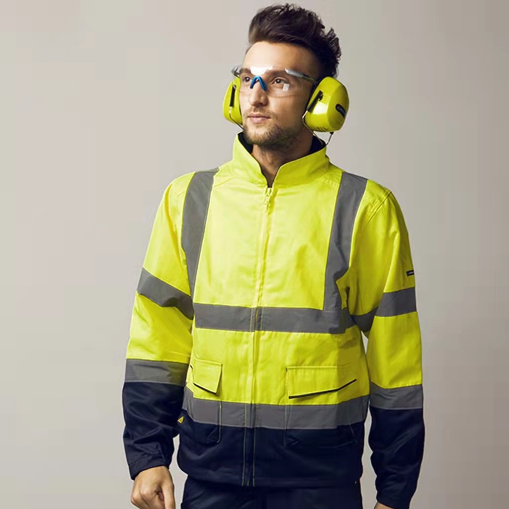 定制反光夹克荧光衣套装工装外贸出口