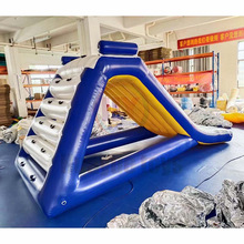 漂浮滑梯玩具充气水上乐园蹦蹦跳床大型跷跷板陀螺风火轮儿童滚筒