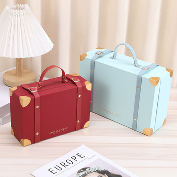 手提新年礼盒婚庆结婚回礼喜糖盒复古轻奢伴手礼盒节日礼品礼物盒