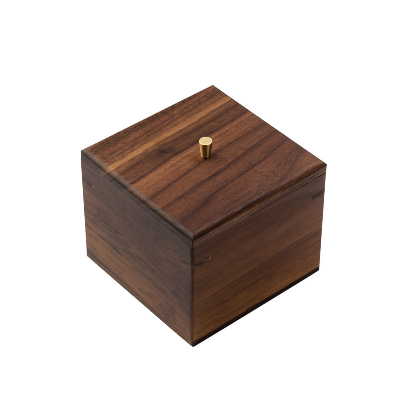 Desktop Storage Box Log Office Key Hallway Jewelry Stationery Solid Wood Finishing Glove Box Production Gift Blind Box