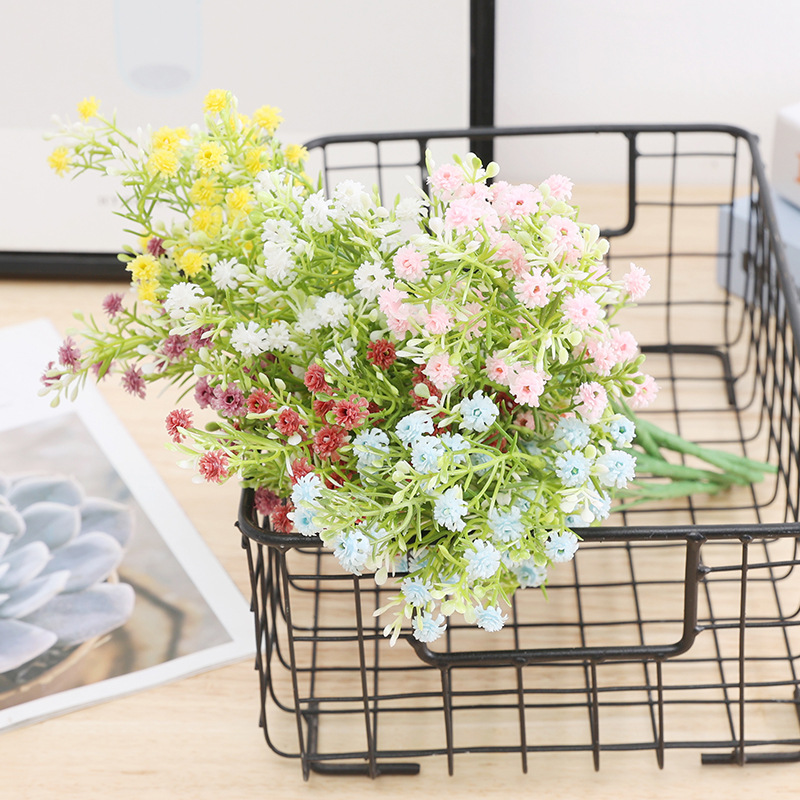 Artificial Flower Fairy Starry Bouquet Artificial Flower Living Room Decoration Wedding DIY Dress up Multi-Color Optional Factory Wholesale