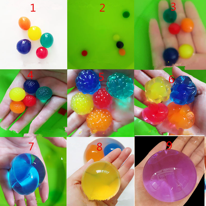 水宝宝玩具水宝宝球水精灵无毒水养海洋生物球膨胀吸水珠霸王超大