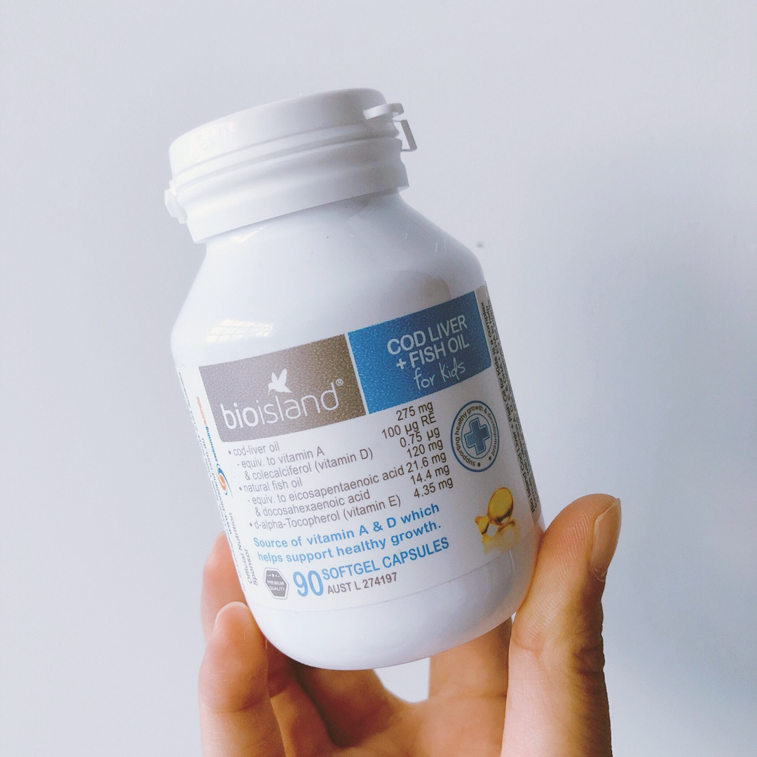 直邮/保税现货 澳洲 island 婴幼儿童鳕鱼肝 鱼油 宝宝dha鱼