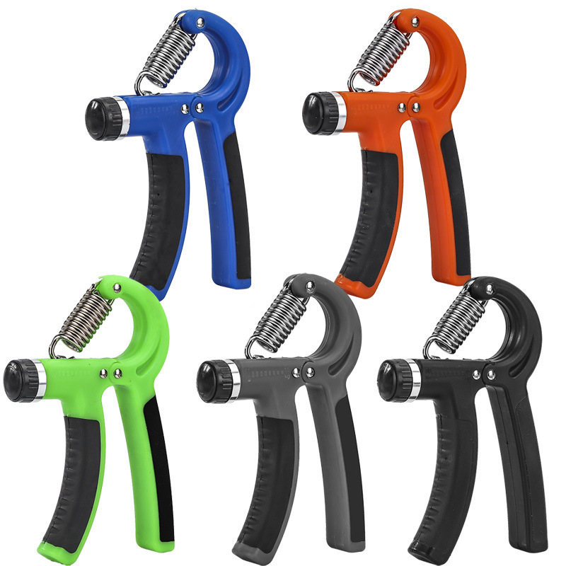 r型加长手柄握力器可调节 手指力量康复训练家用健身器材厂家直销-阿