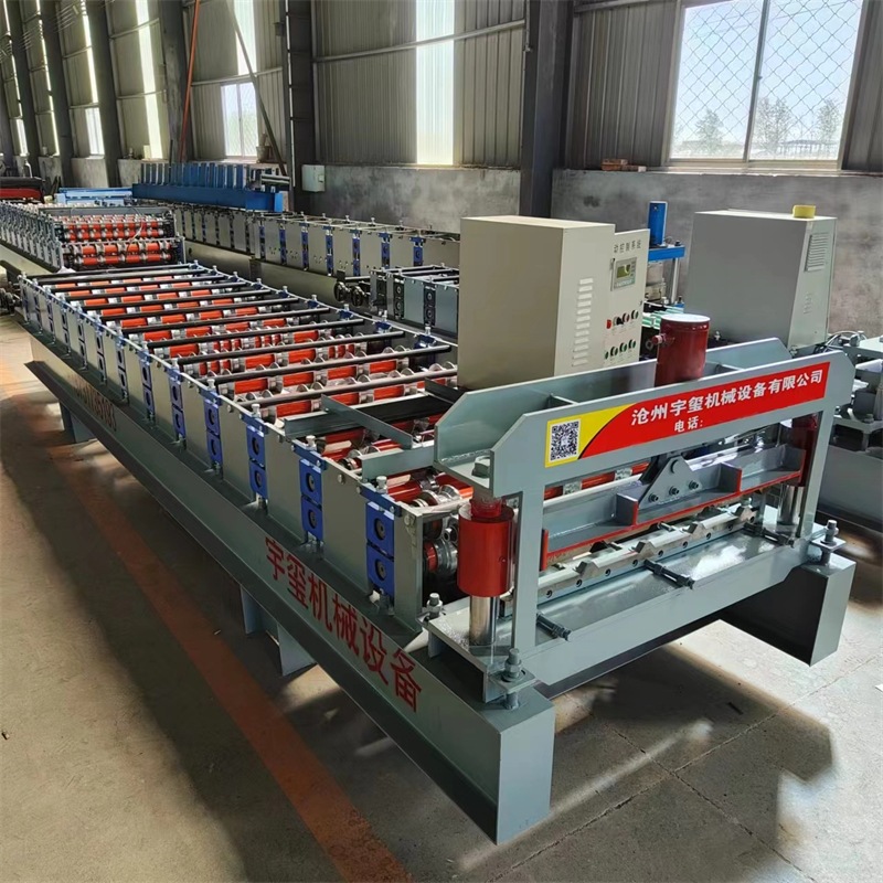不锈钢压瓦机840型铝镁锰板彩钢成型设备屋面板成型机冷弯成型机