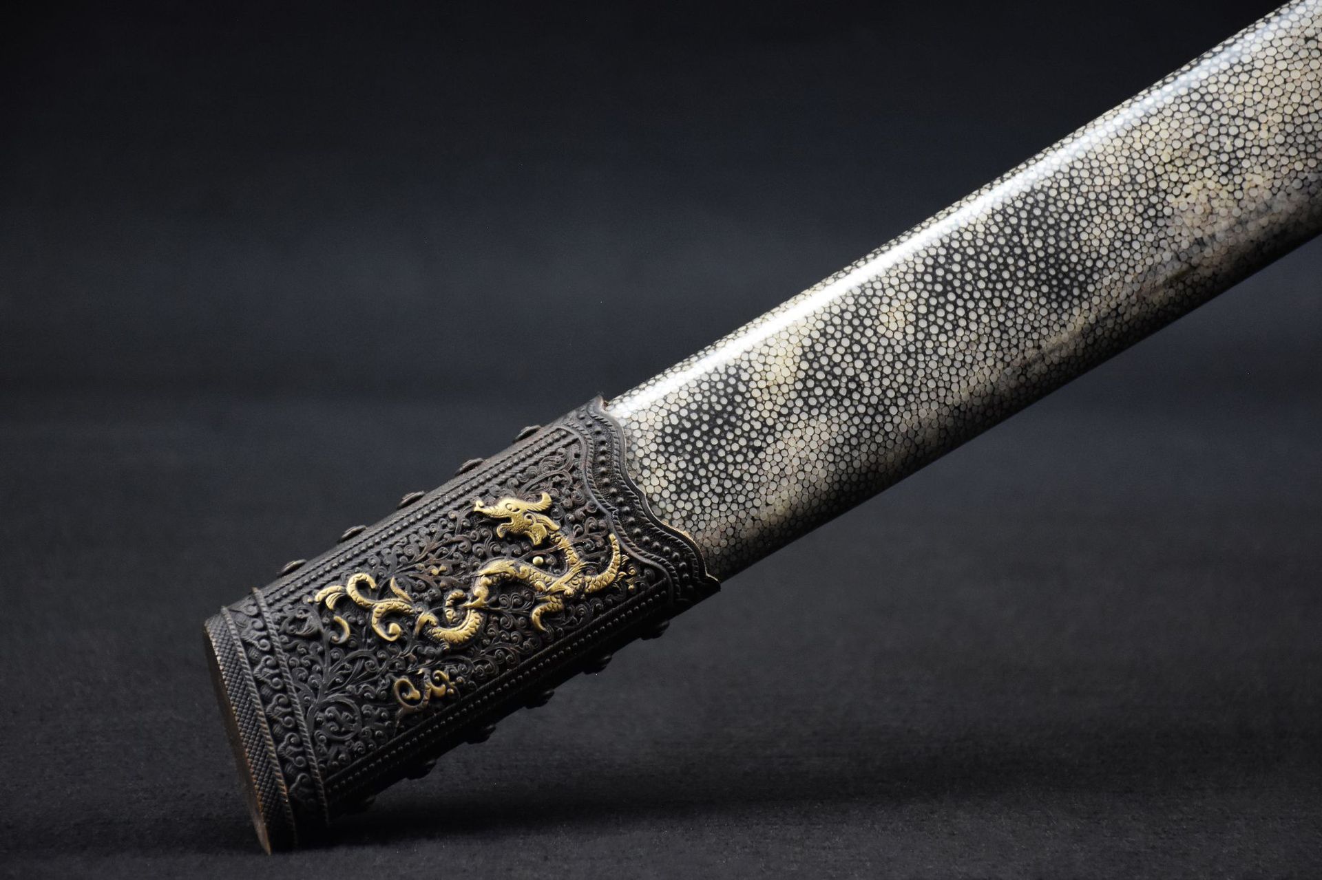 龙泉华影刀剑花纹钢一体双手刀手工锻打送礼康熙战刀剑宝剑未开刃