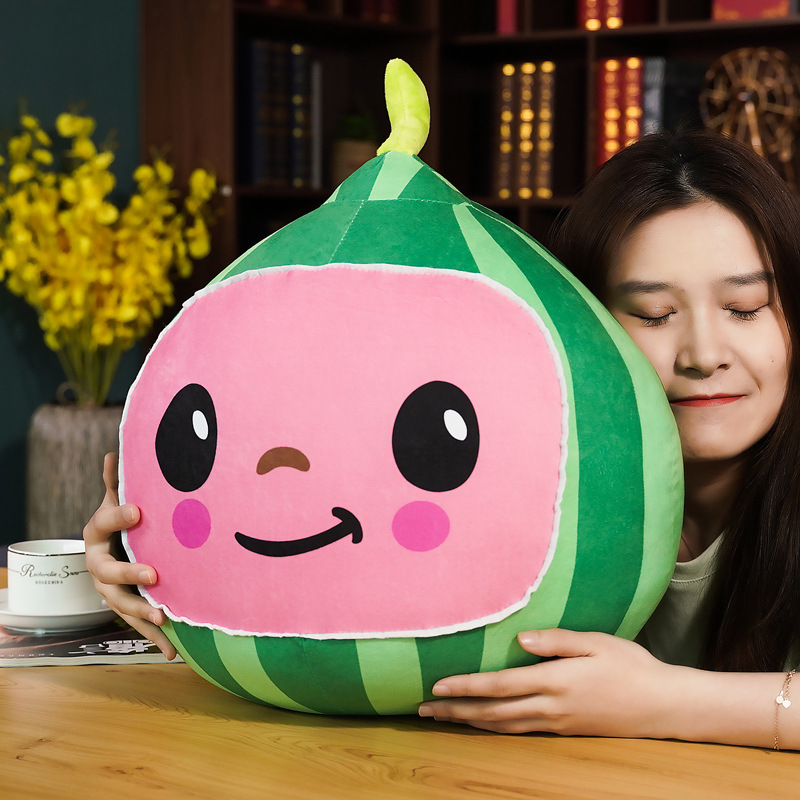 仿真大西瓜毛绒玩具公仔水果搞怪抱枕儿童生日礼物玩偶创意可定制