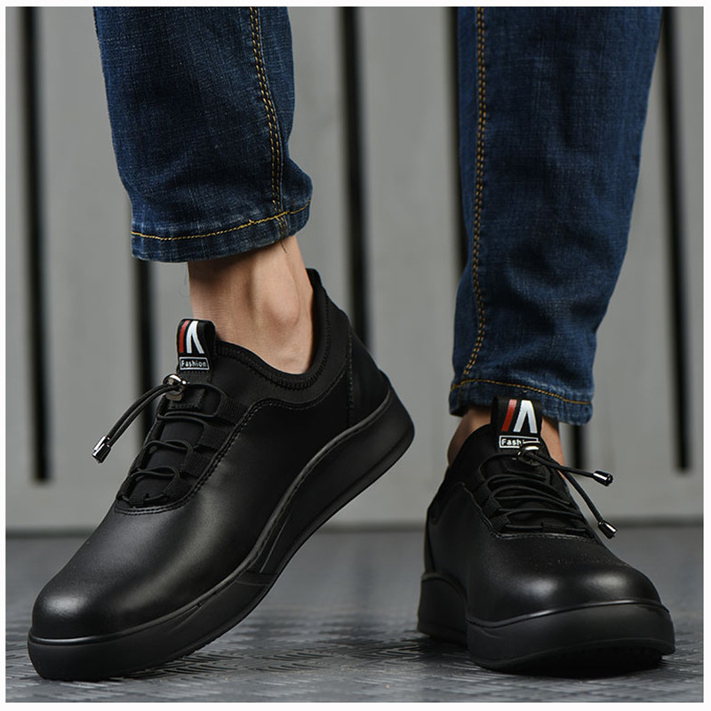 Customized Kitchen Chef Shoes Breathable Deodorant Protective Footwear Waterproof Non-Slip Work Shoes Oil-Resistant Labor Protection Shoes Men Wholesale