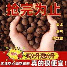 陶粒垫底花卉种植陶粒土金钱树发财树多肉铺面石无土栽培水培陶粒