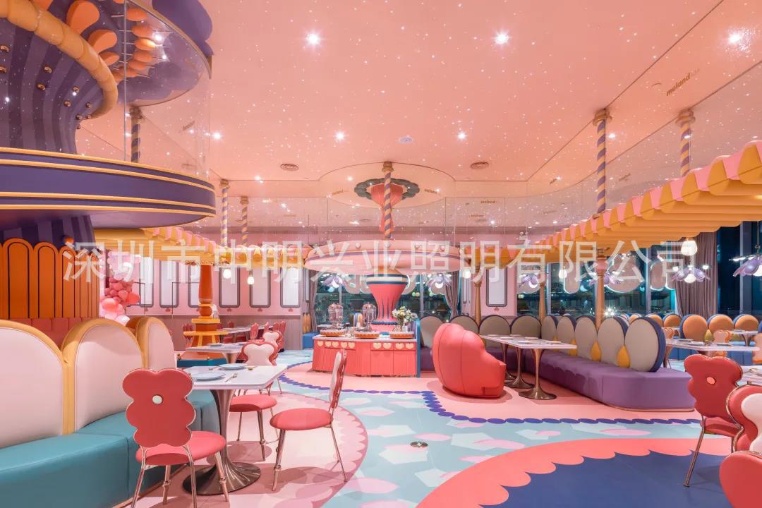 上海南翔印象城星空顶满天星 商场天花七彩闪烁光纤灯led塑料光纤