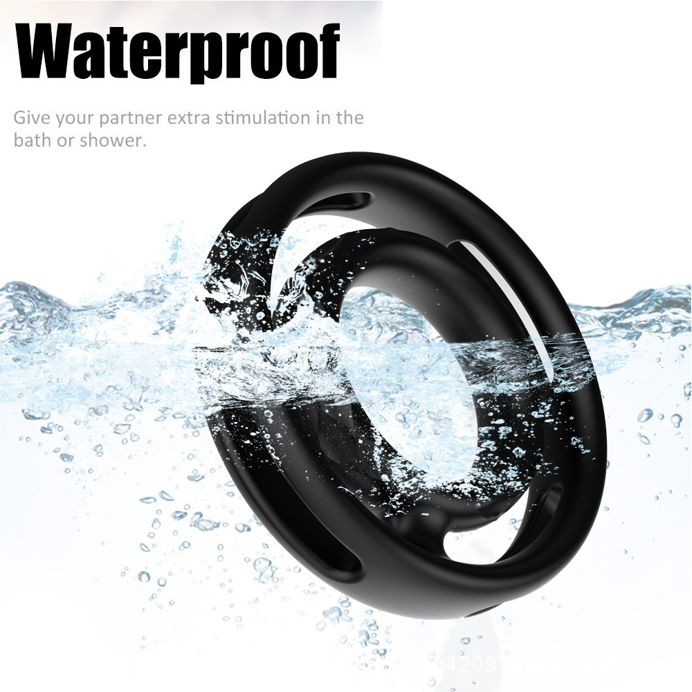 双环硅胶锁精环男用延时锁精环柔软液态硅胶男用情趣用品外贸速卖