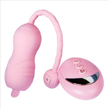 外贸新品胡巴跳蛋女用自慰器无线遥控静音舌舔震动玩具成人用品
