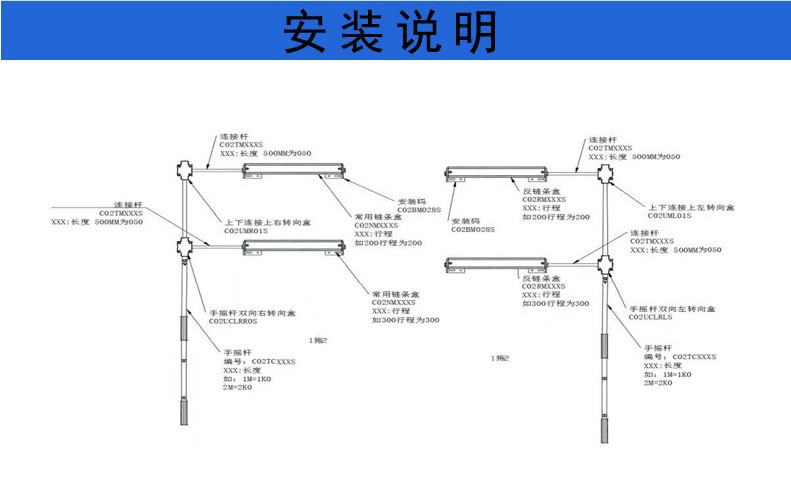 链盒式手动开窗器排烟窗手摇链条开窗器消防排烟天窗中悬窗开窗器