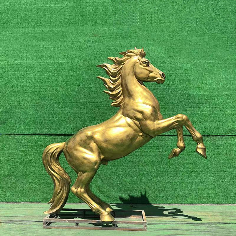 铸铜八骏马厂家直供户外公园广场园林广场铜雕塑工程来图来样定造