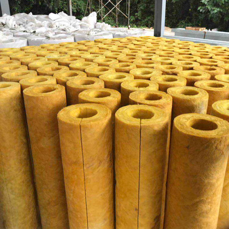 岩棉管保温加工定制隔热阻燃吸音降噪带铝箔耐高温岩棉保温管